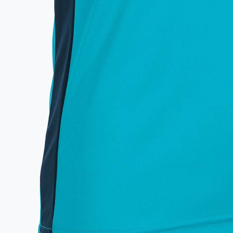 Футболка для бігу жіноча Joma Record II fluor turquoise/navy 4