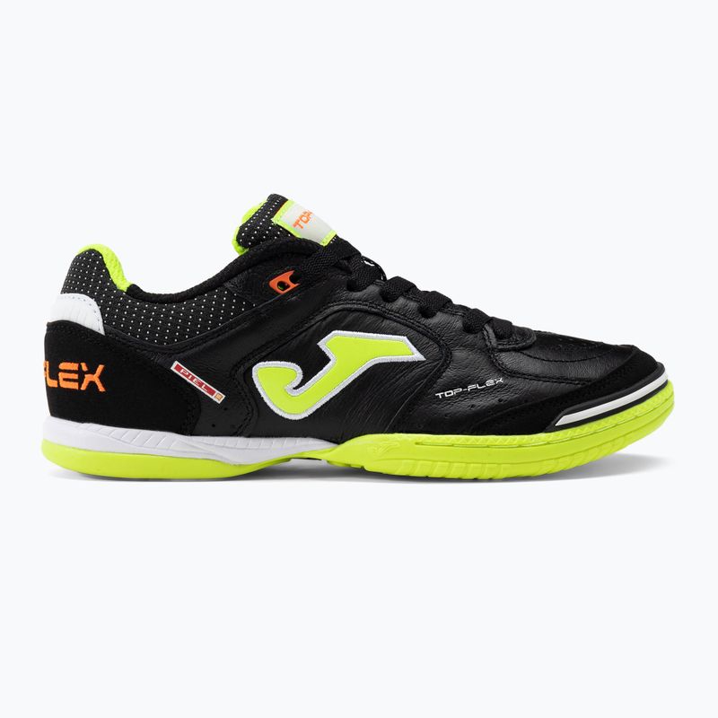 Футбольне взуття для залу чоловіче Joma Top Flex 2101 IN чорне TOPW2101IN 2