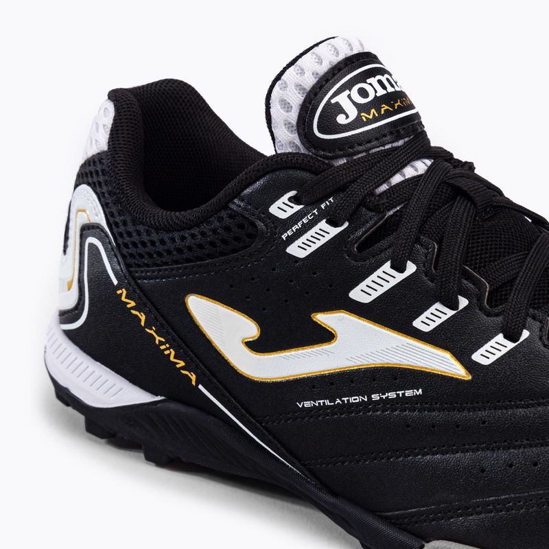Футбольні бутси чоловічі męskie Joma Maxima TF чорні MAXW2101TF 8