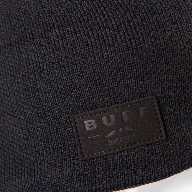 Шапка BUFF Knitted & Polar Hat Solid чорна 113519.999.10.00 3