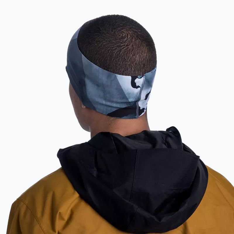 Пов'язка BUFF Tech Fleece Headband Hatay сіра 120884.937.10.00 7