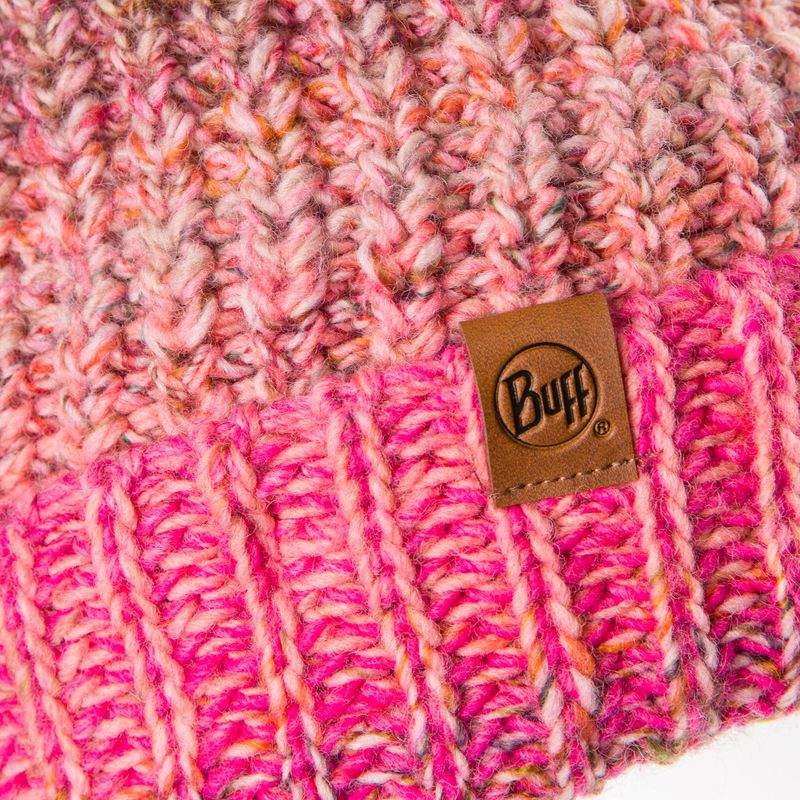 Шапка BUFF Knitted & Polar Hat Olya рожева 120844.338.10.00 3
