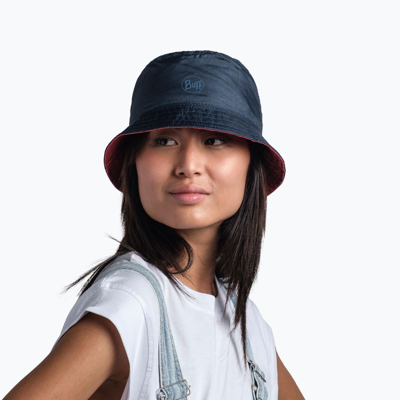 Капелюх BUFF Travel Bucket collage red 4
