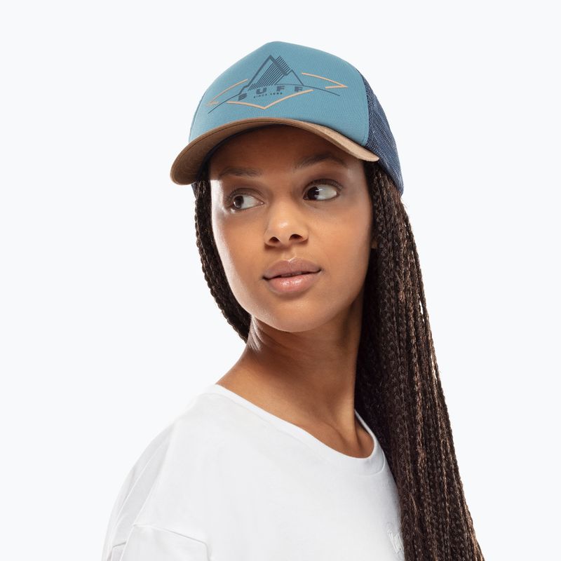 Кепка BUFF Trucker stone blue 7