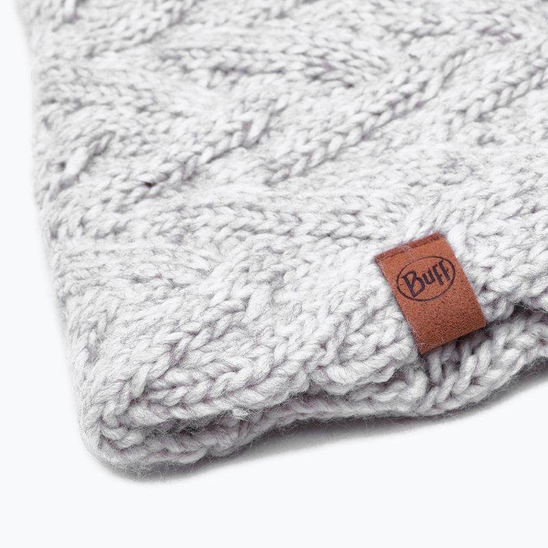 Шарф-хомут BUFF Knitted & Fleece Neckwarmer Caryn сірий 123518.014.10.00 2