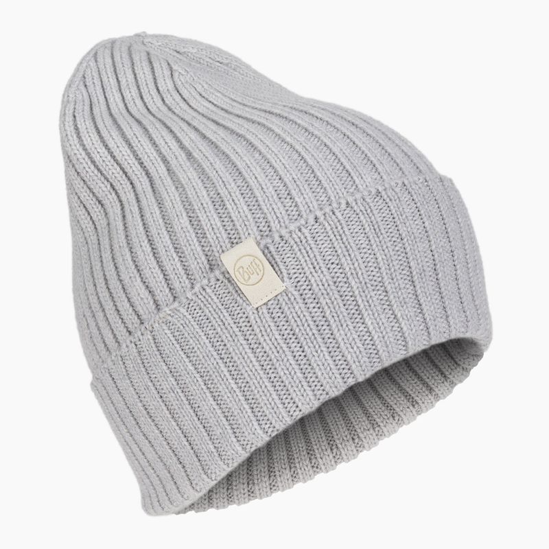 Шапка BUFF Merino Wool Knit 1Lhat Norval світло-сіра 124242.933.10.00
