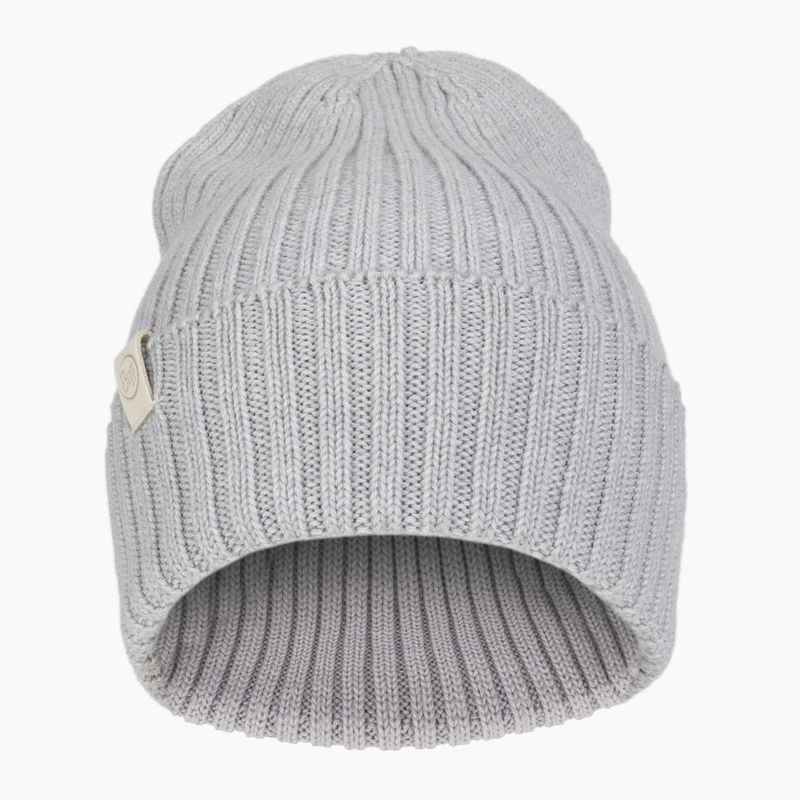 Шапка BUFF Merino Wool Knit 1Lhat Norval світло-сіра 124242.933.10.00 2