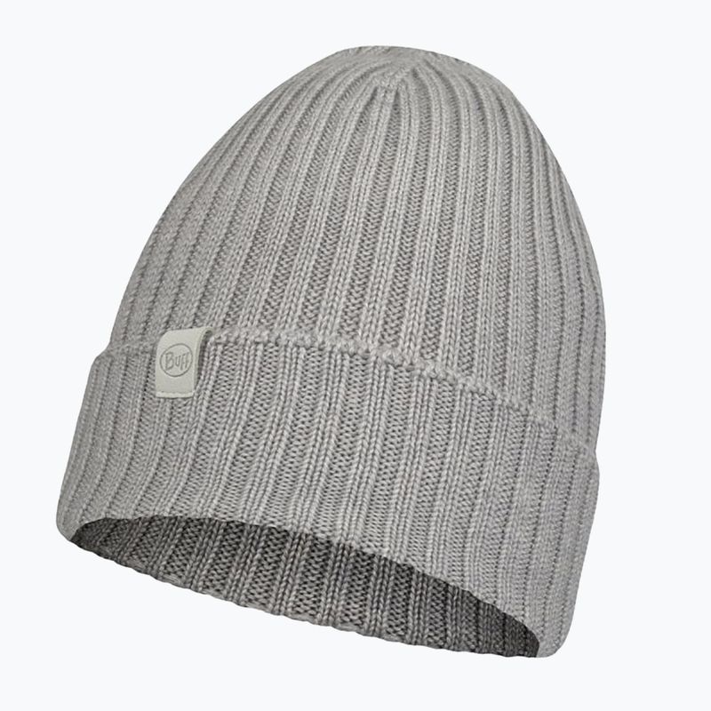 Шапка BUFF Merino Wool Knit 1Lhat Norval світло-сіра 124242.933.10.00 4