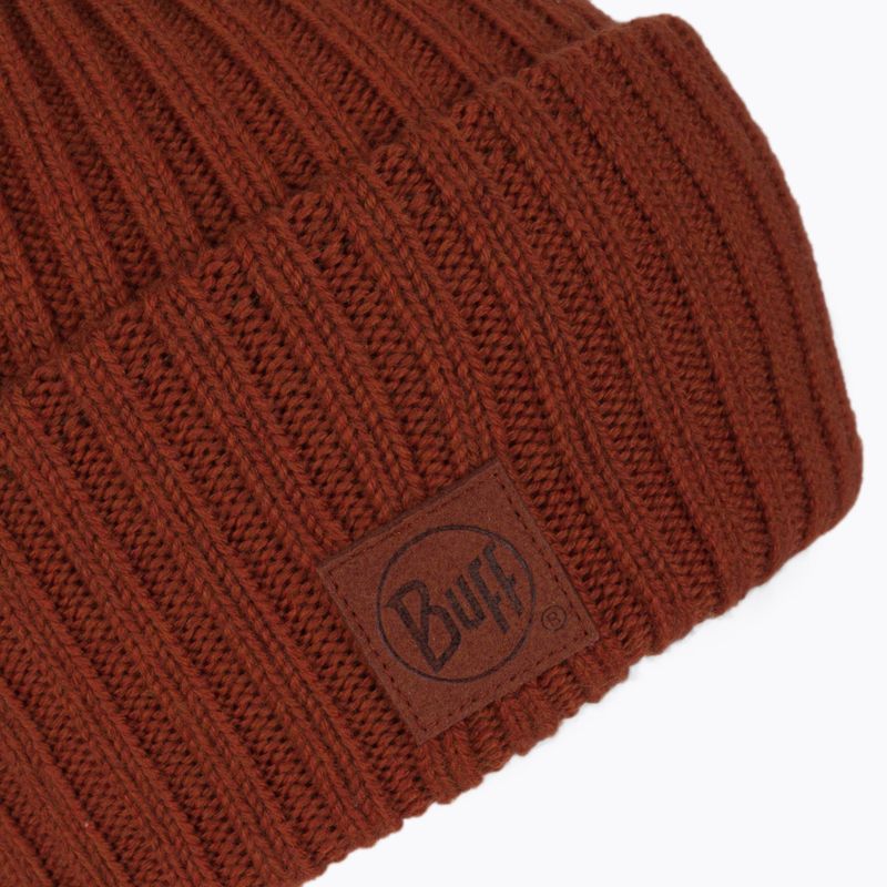 Шапка зимова BUFF Merino Wool Ervin rusty 3
