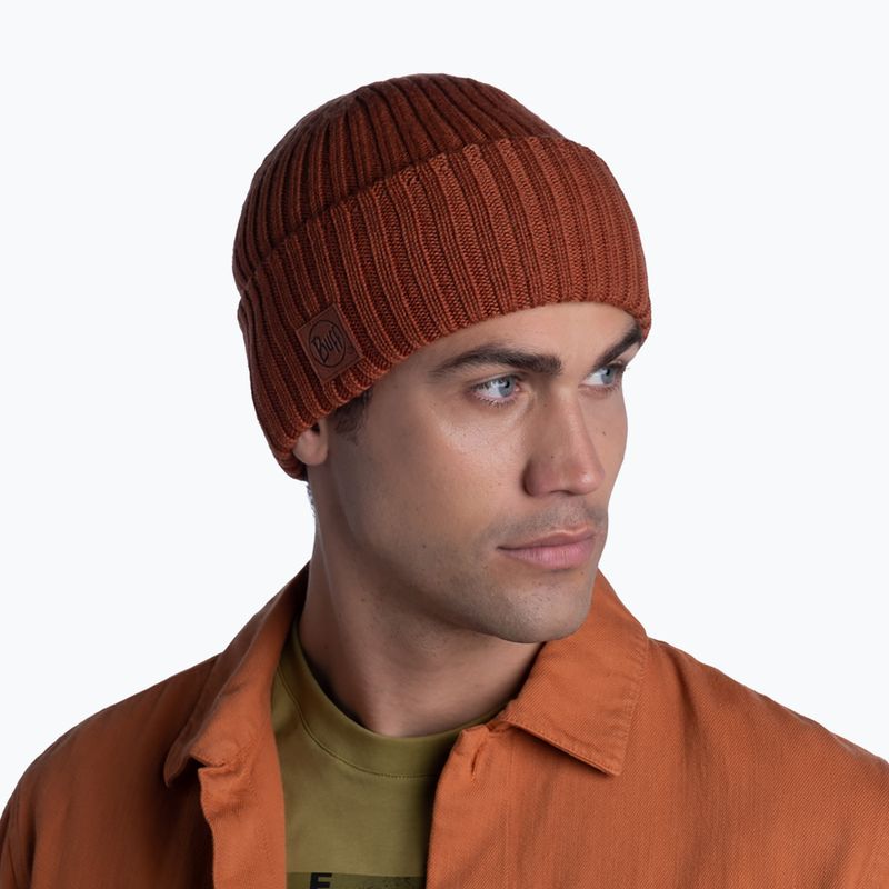 Шапка зимова BUFF Merino Wool Ervin rusty 5