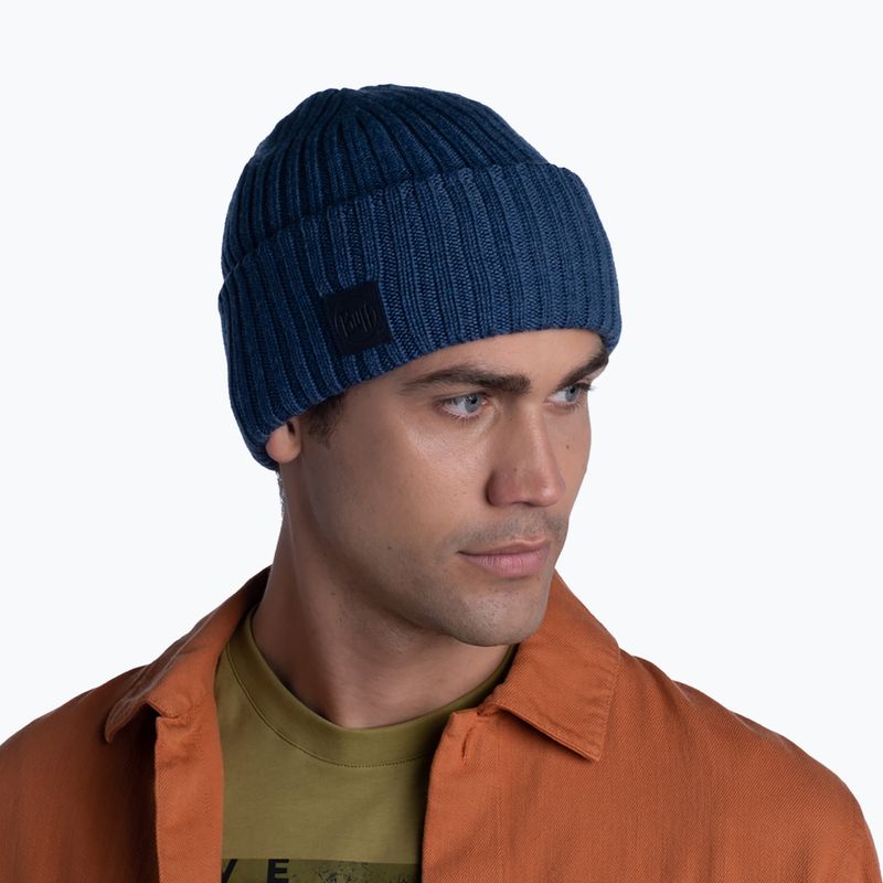 Шапка зимова BUFF Merino Wool Ervin denim 5