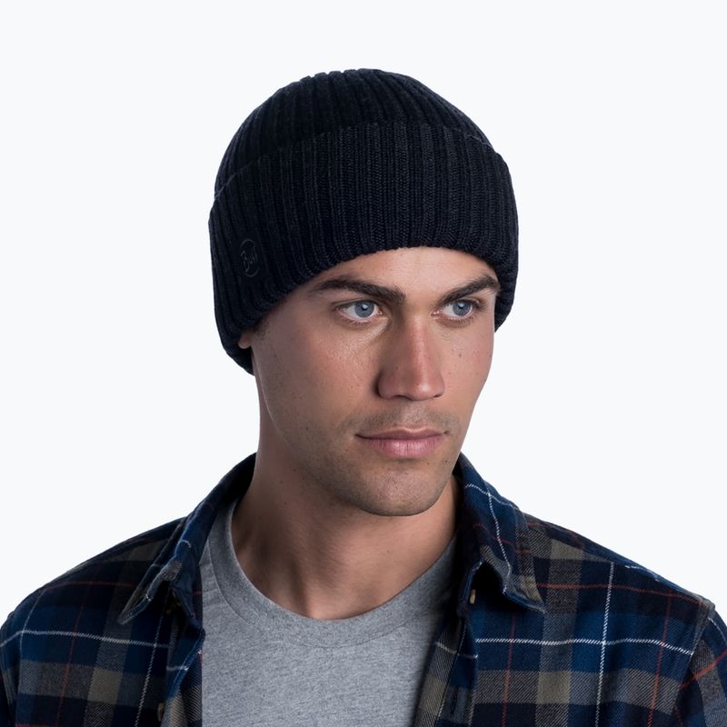 Шапка зимова BUFF Merino Wool Ervin graphite 5