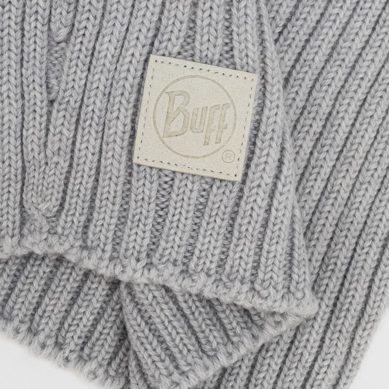 Шарф-хомут BUFF Knitted Neckwarmer Norval світло-сірий 124244.933.10.00 3