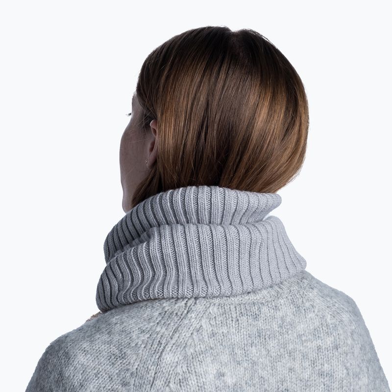 Шарф-хомут BUFF Knitted Neckwarmer Norval світло-сірий 124244.933.10.00 7