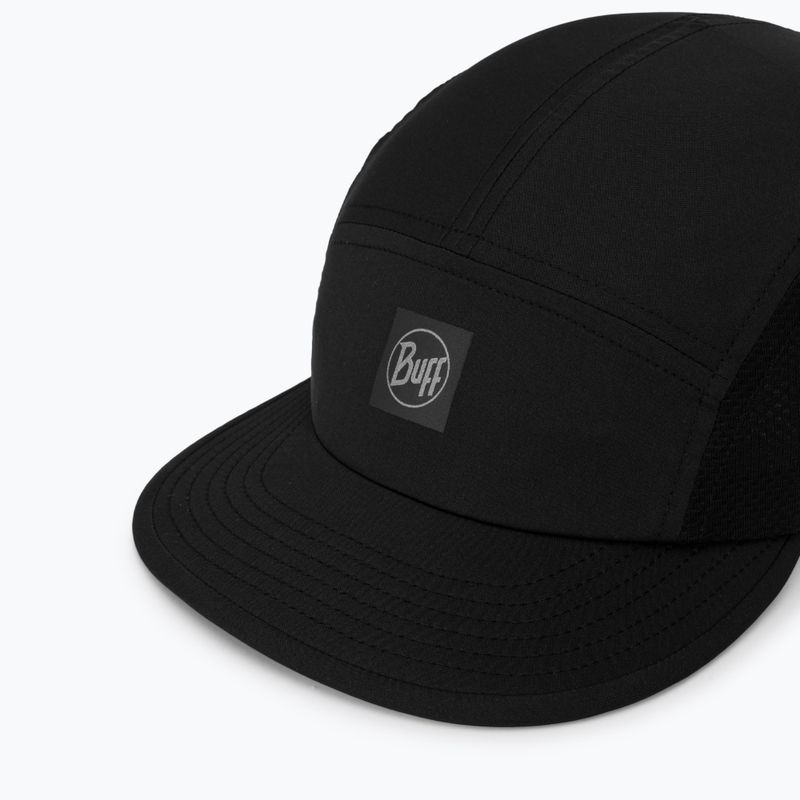 Кепка BUFF 5 Panel Go solid black 3