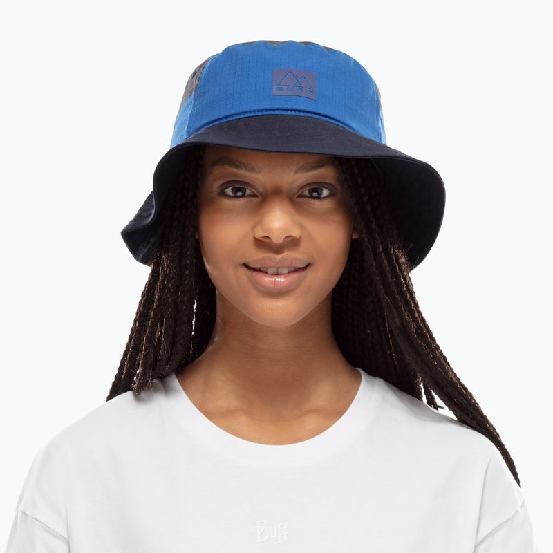 Капелюх туристичний BUFF Sun Bucket Hak blue 5