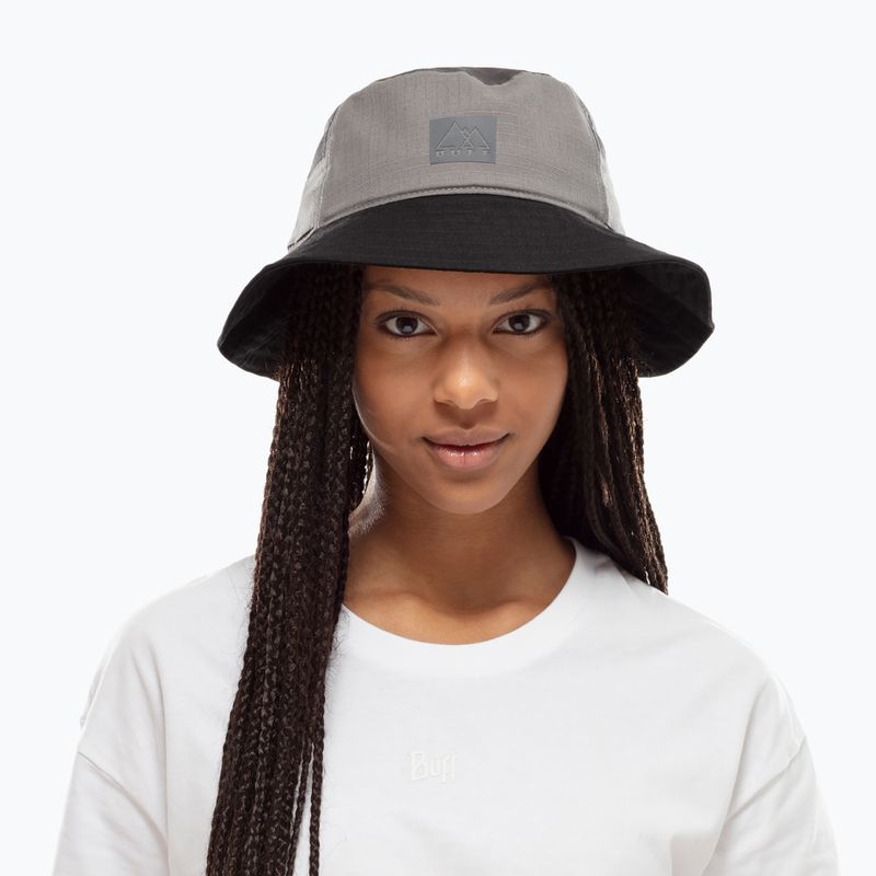 Капелюх туристичний BUFF Sun Bucket Hak grey 4