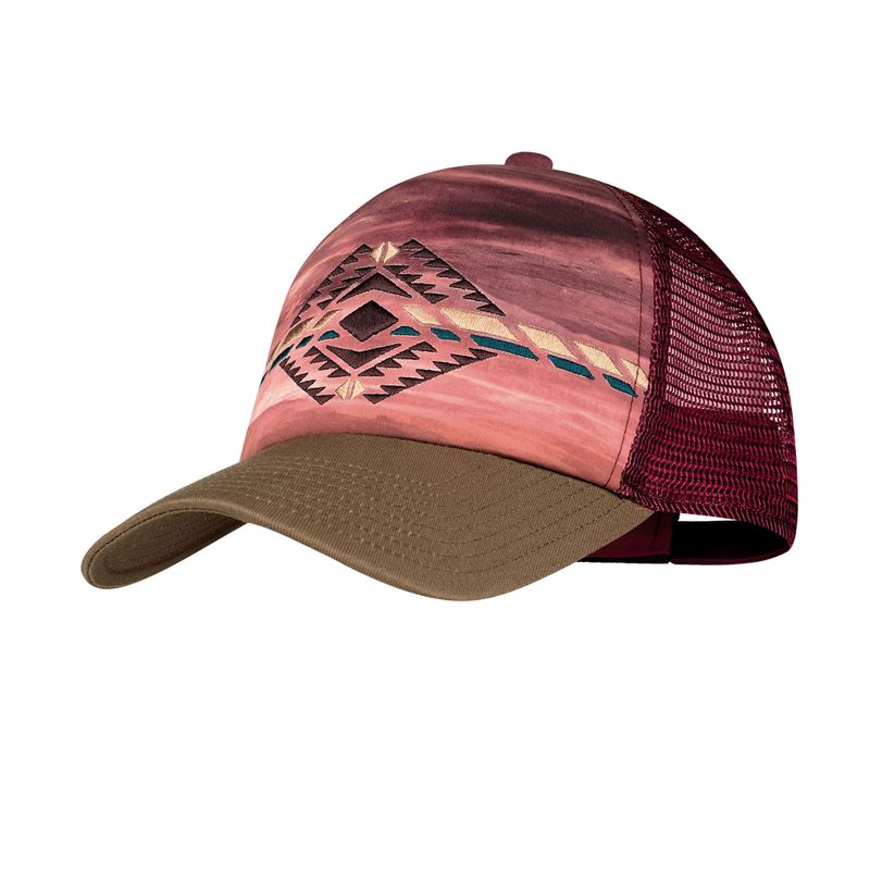 Бейсболка BUFF Trucker Sykora maroon 6