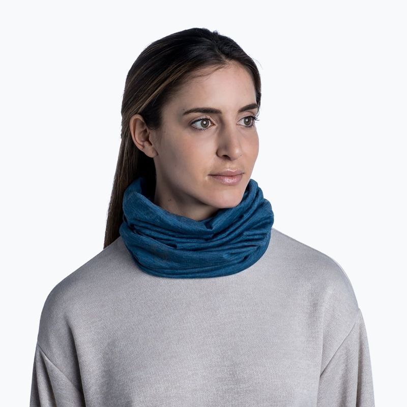 Шарф багатофункціональний BUFF Lightweight Merino Wool синій 3010.742.10.00 5