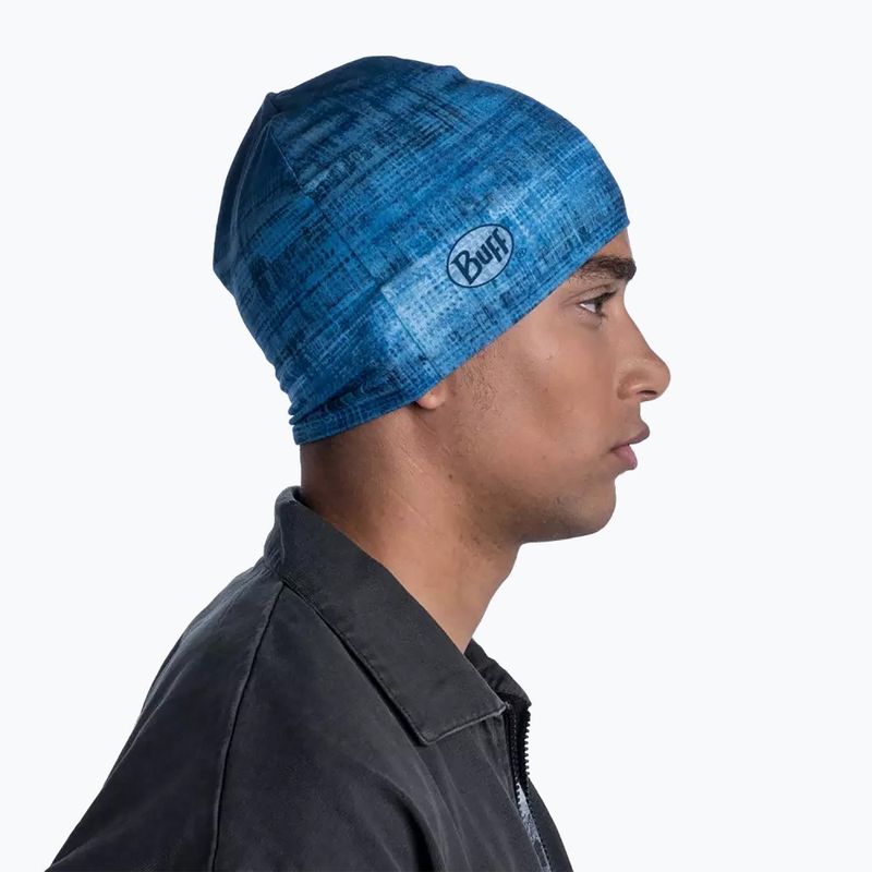 Шапка BUFF Microfiber Reversible Hat Synaes синя 126530.707.10.00 7