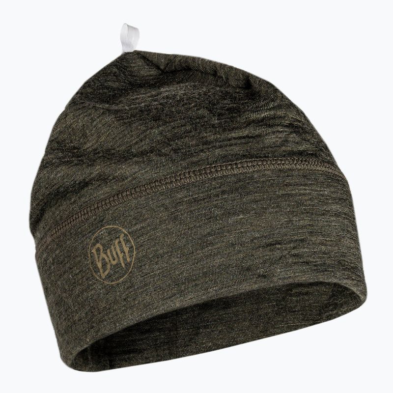 Шапка BUFF Lightweight Merino Wool Hat Solid зелена 113013.843.10.00