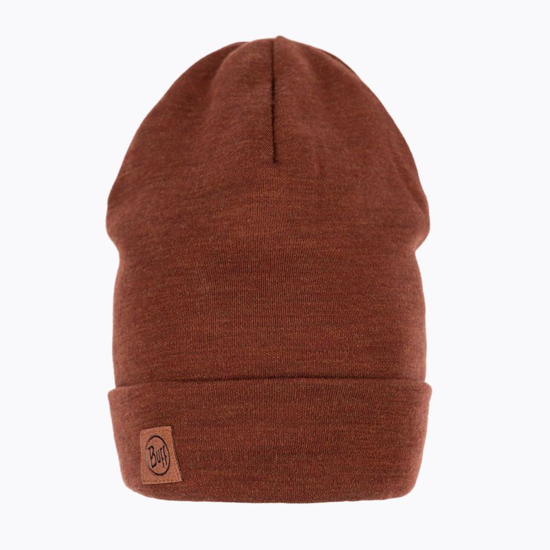 Шапка BUFF Heavyweight Merino Wool Hat червона 111170 2
