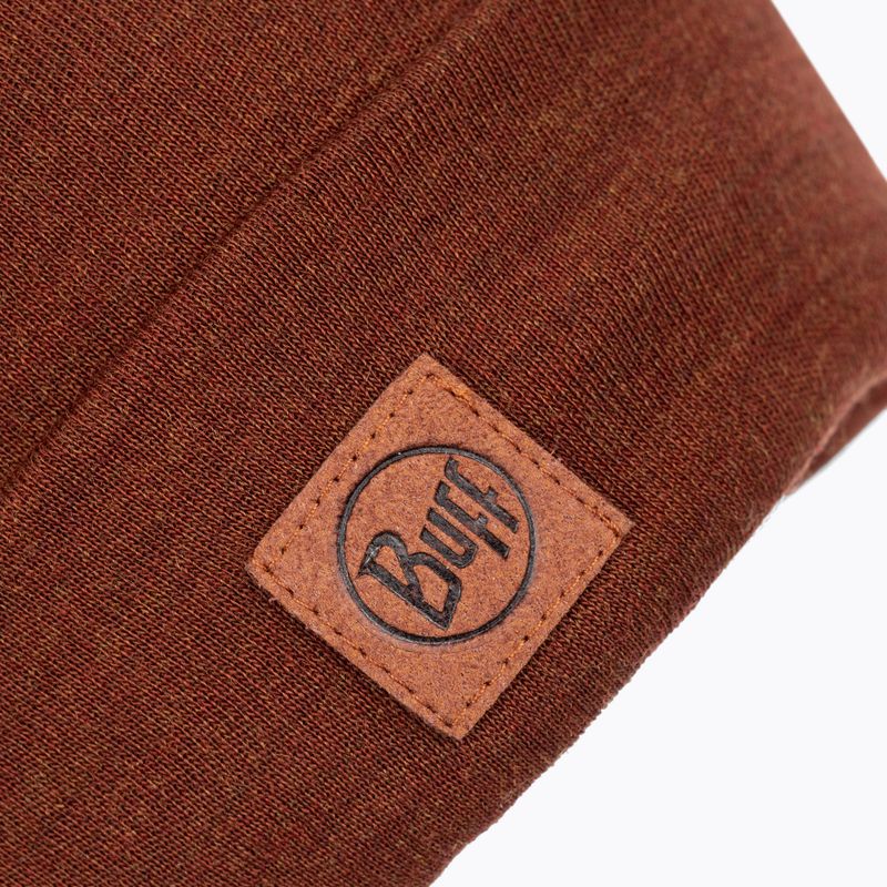 Шапка BUFF Heavyweight Merino Wool Hat червона 111170 3