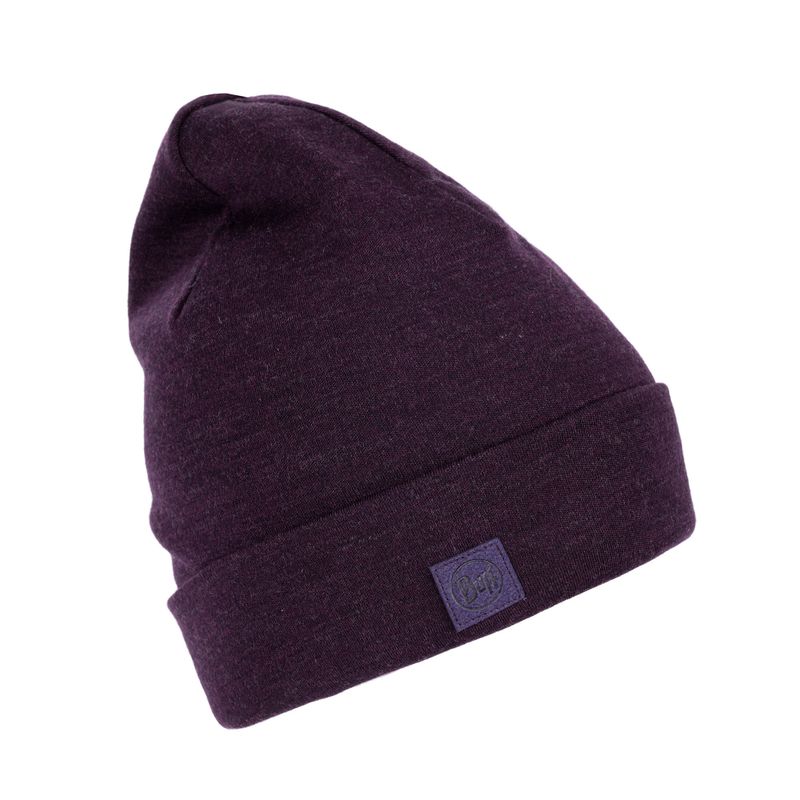Шапка BUFF Heavyweight Merino Wool Hat фіолетова 111170