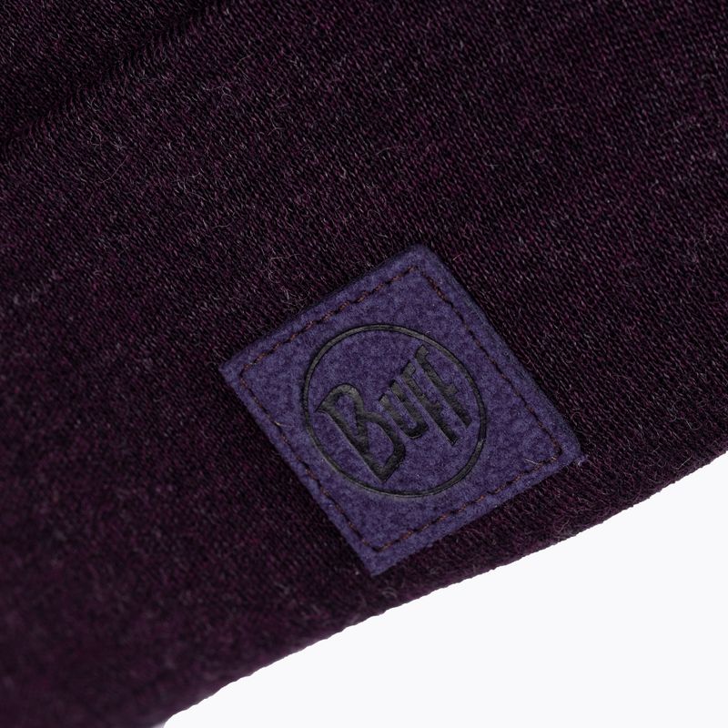 Шапка BUFF Heavyweight Merino Wool Hat фіолетова 111170 3