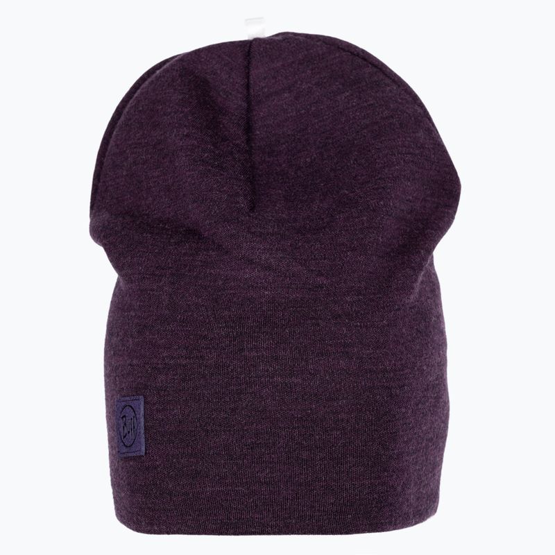 Шапка BUFF Heavyweight Merino Wool Hat фіолетова 113028 2
