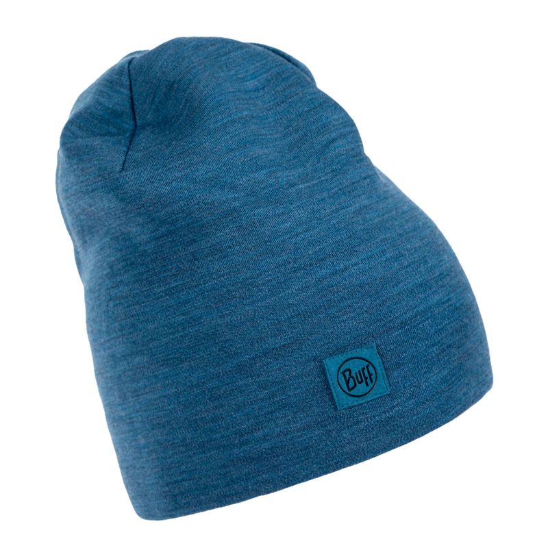 Шапка BUFF Heavyweight Merino Wool Hat синя 113028