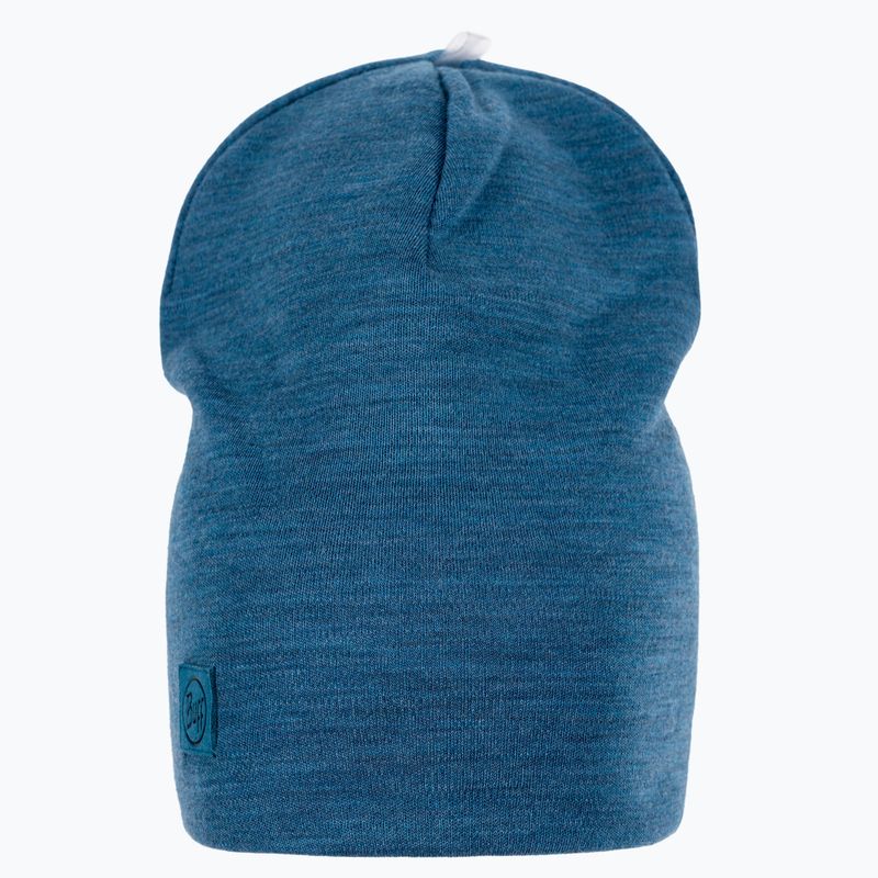 Шапка BUFF Heavyweight Merino Wool Hat синя 113028 2