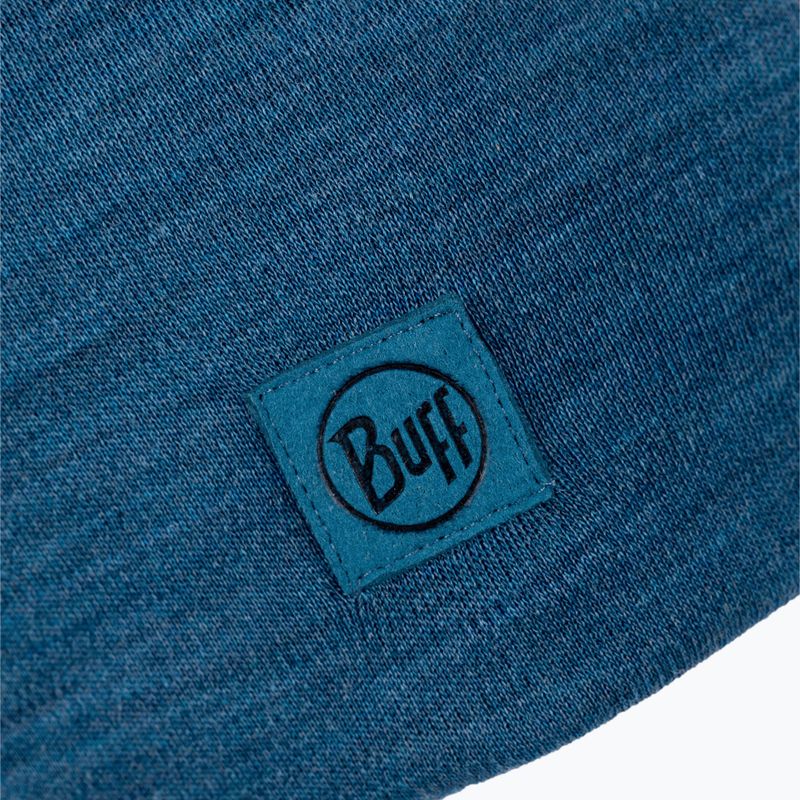 Шапка BUFF Heavyweight Merino Wool Hat синя 113028 3