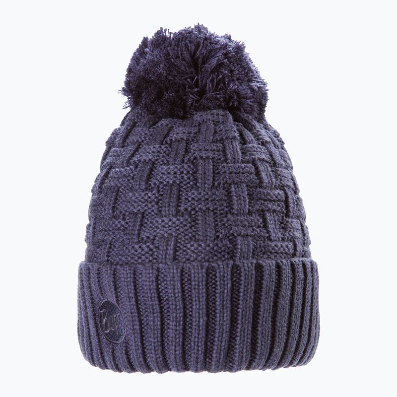 Шапка зимова BUFF Knitted & Fleece Hat Airon темно-синя 111021.779.10.00 2