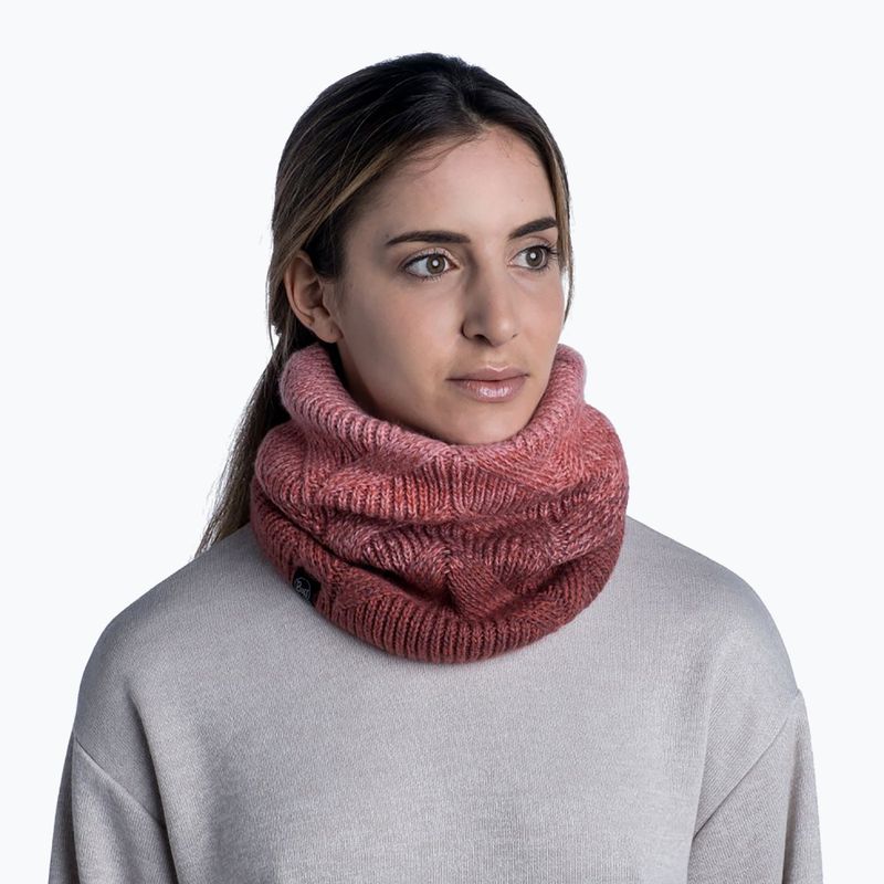 Шарф-хомут BUFF Knitted & Fleece Neckwarmer Masha рожевий 120856.537.10.00 6