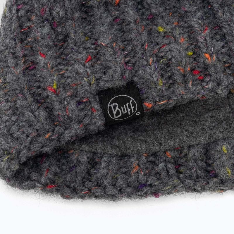 Шарф-хомут BUFF Knitted & Fleece Neckwarmer Kim сірий 123528.937.10.00 3