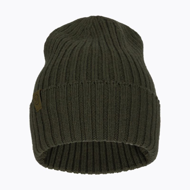 Шапка BUFF Merino Wool Knit 1Lhat Norval зелена 124242.809.10.00 2