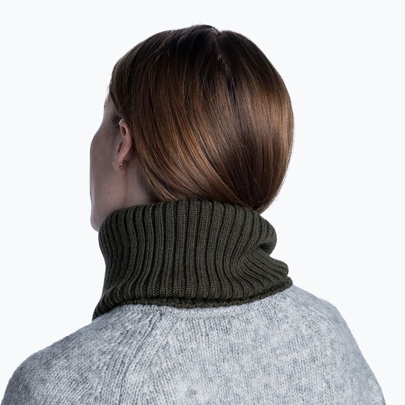 Шарф-хомут BUFF Knitted Neckwarmer Norval зелений 124244.809.10.00 8