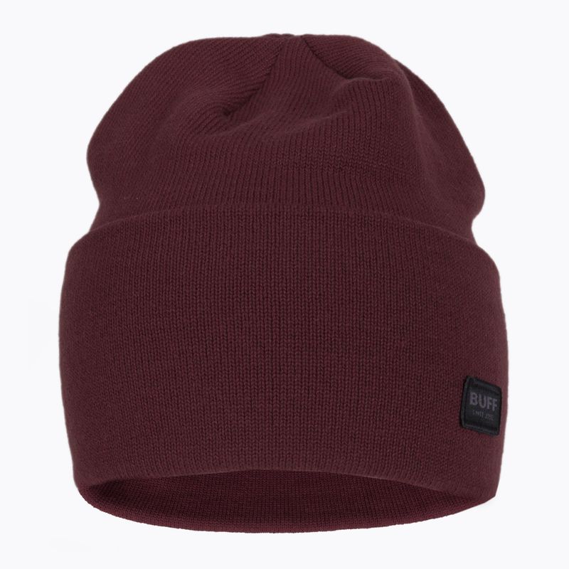 Шапка BUFF Knitted Hat Niels бордова 126457.304.10.00 2