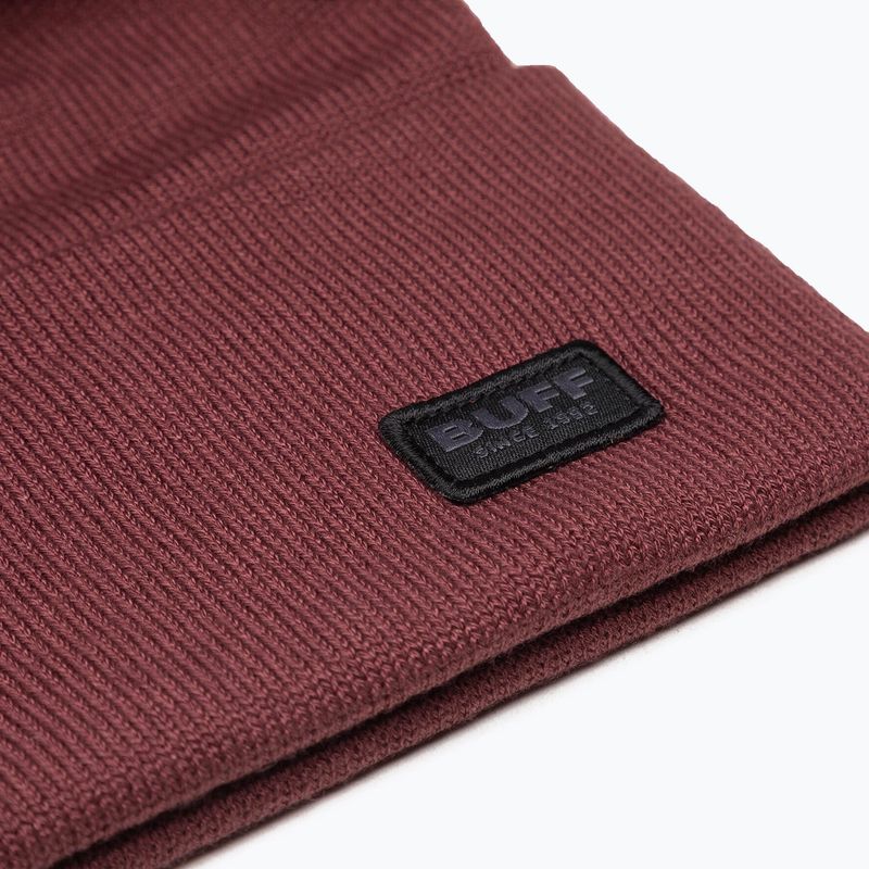 Шапка BUFF Knitted Hat Niels бордова 126457.304.10.00 5