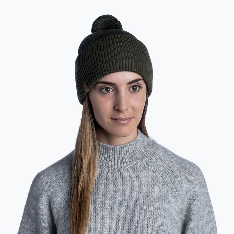 Шапка BUFF Knitted Hat Tim зелена 126463.809.10.00 6