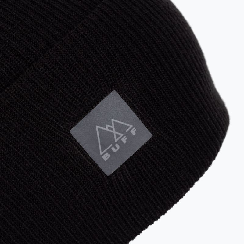 Шапка BUFF Crossknit Hat Sold чорна 126483 3