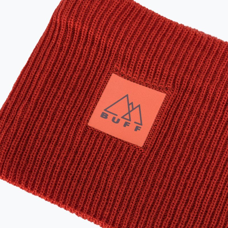 Пов'язка BUFF Crossknit Headband Solid червона 126484.220 3