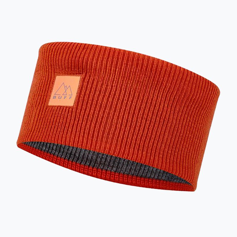 Пов'язка BUFF Crossknit Headband Solid червона 126484.220 4