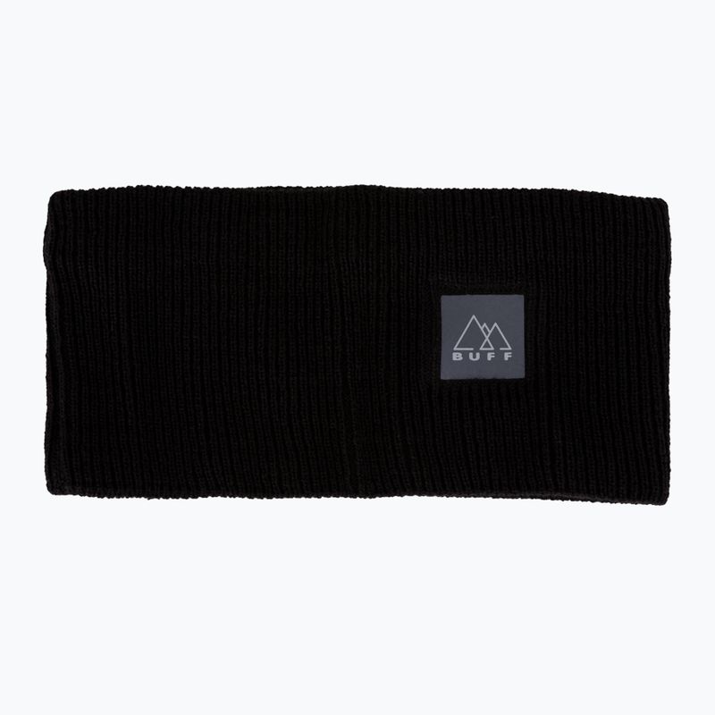 Пов'язка BUFF Crossknit Headband Solid чорна 126484.999.10.00 2