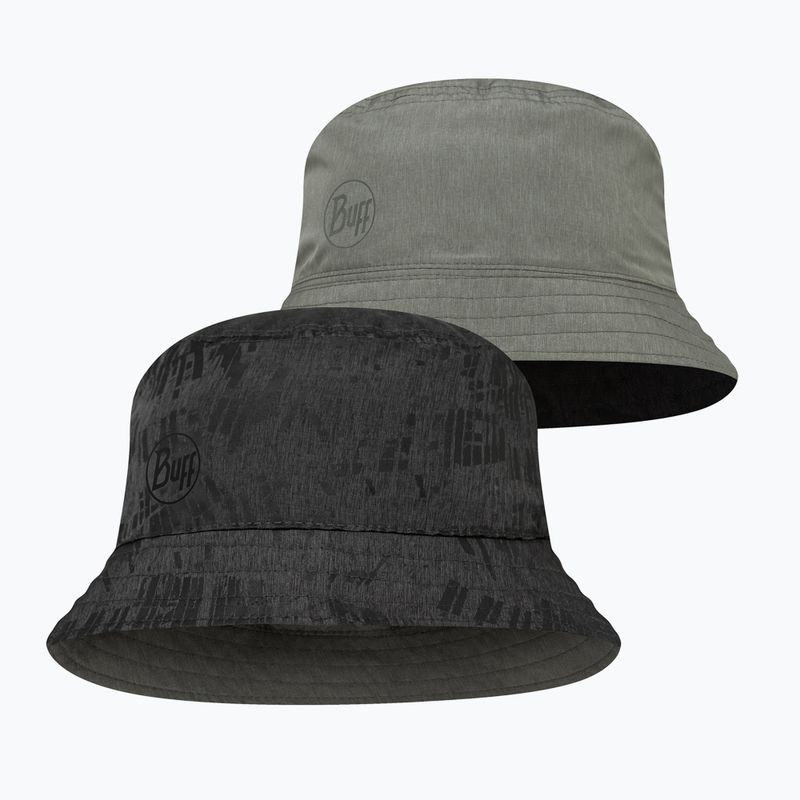 Капелюх BUFF Travel Bucket clay black/grey 3