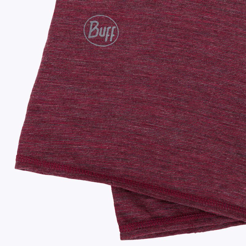 Багатофункціональний шарф BUFF Lightweight Merino Wool mars red multistripes 3