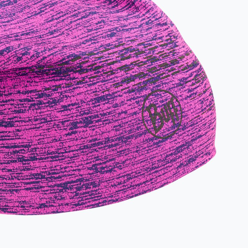 Шапка зимова BUFF Dryflx solid pink fluor 3
