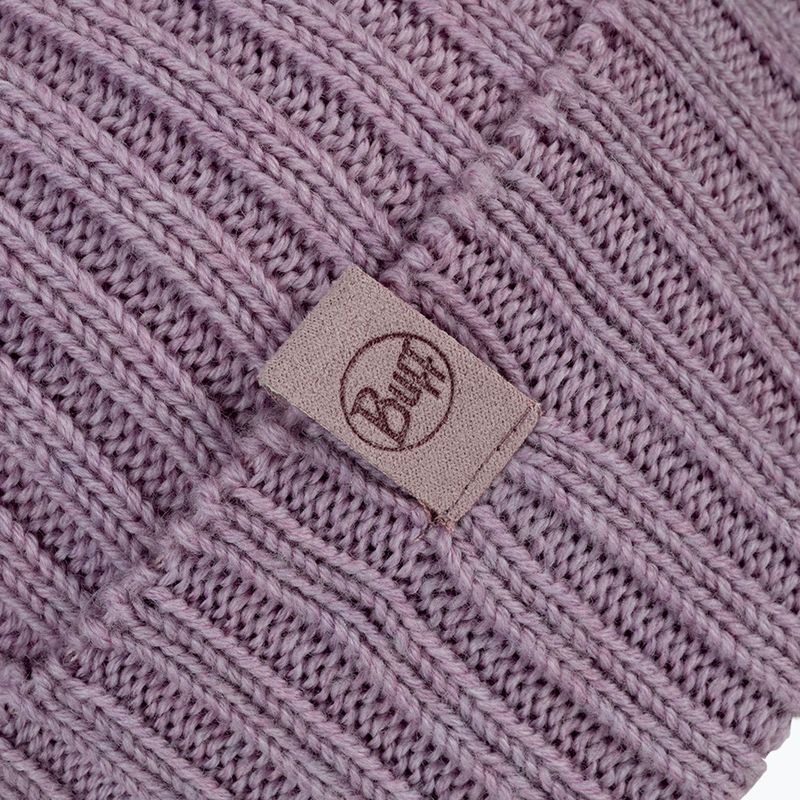 Шапка зимова BUFF Knitted Norval pansy 3