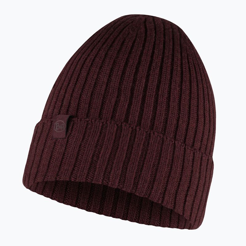 Шапка зимова BUFF Knitted Norval maroon 4